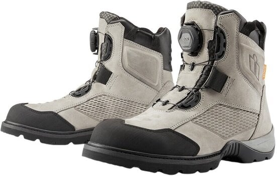 Motociklističke čizme ICON Stormhawk WP Boots Grey 44 Motociklističke čizme - 1