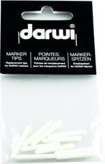 Fixa Darwi Replacement Tips For Tex Fabric Glitter Marker Náhradní hroty White 10 ks