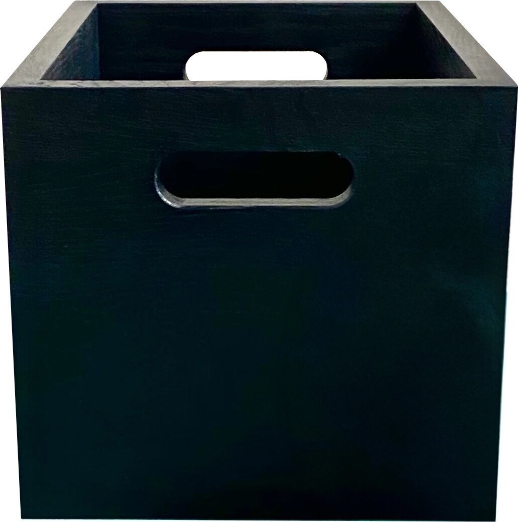 Caja de discos de vinilo Music Box Designs 7 inch Vinyl Storage Box- ‘Singles Going Steady' Black Magic Caja Caja de discos de vinilo