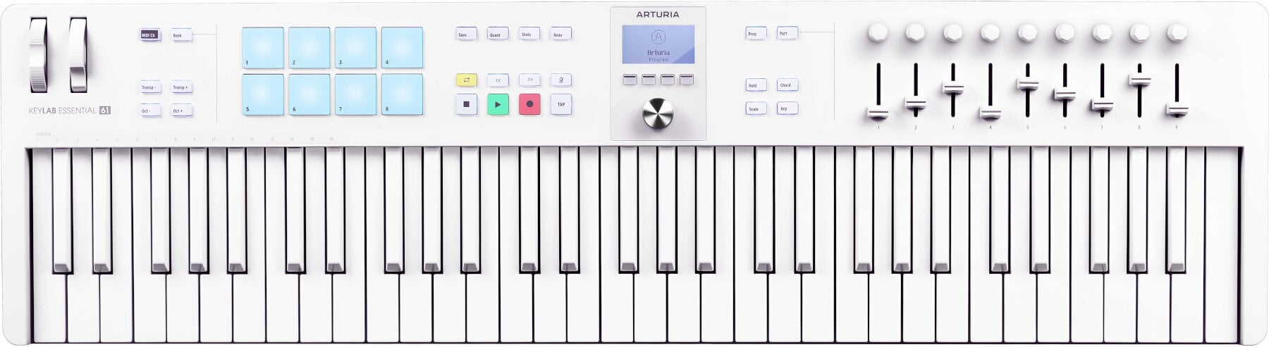 Teclado principal Arturia KeyLab Essential 61 mk3