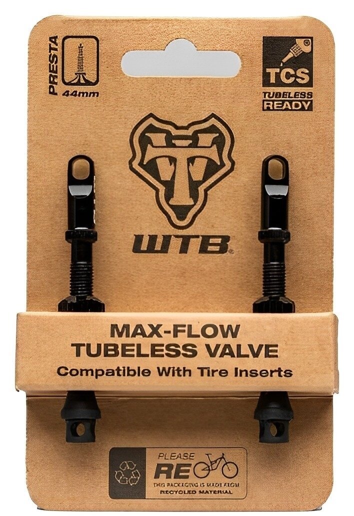 Bike inner tube WTB Max-Flow Tubeless Valves