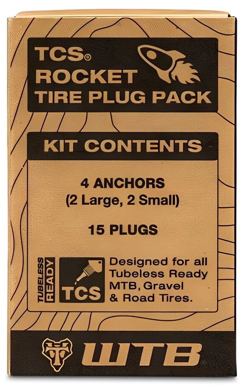 Set de réparation de cycle WTB TCS Rocket Tire Plug Pack