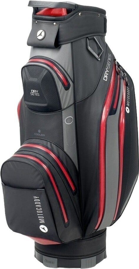 Golf torba Cart Bag Motocaddy Dry Series 2024 Charcoal/Red Golf torba Cart Bag