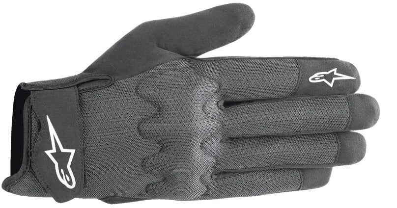Photos - Motorcycle Gloves Alpinestars Stated Air Gloves Black/Silver L  