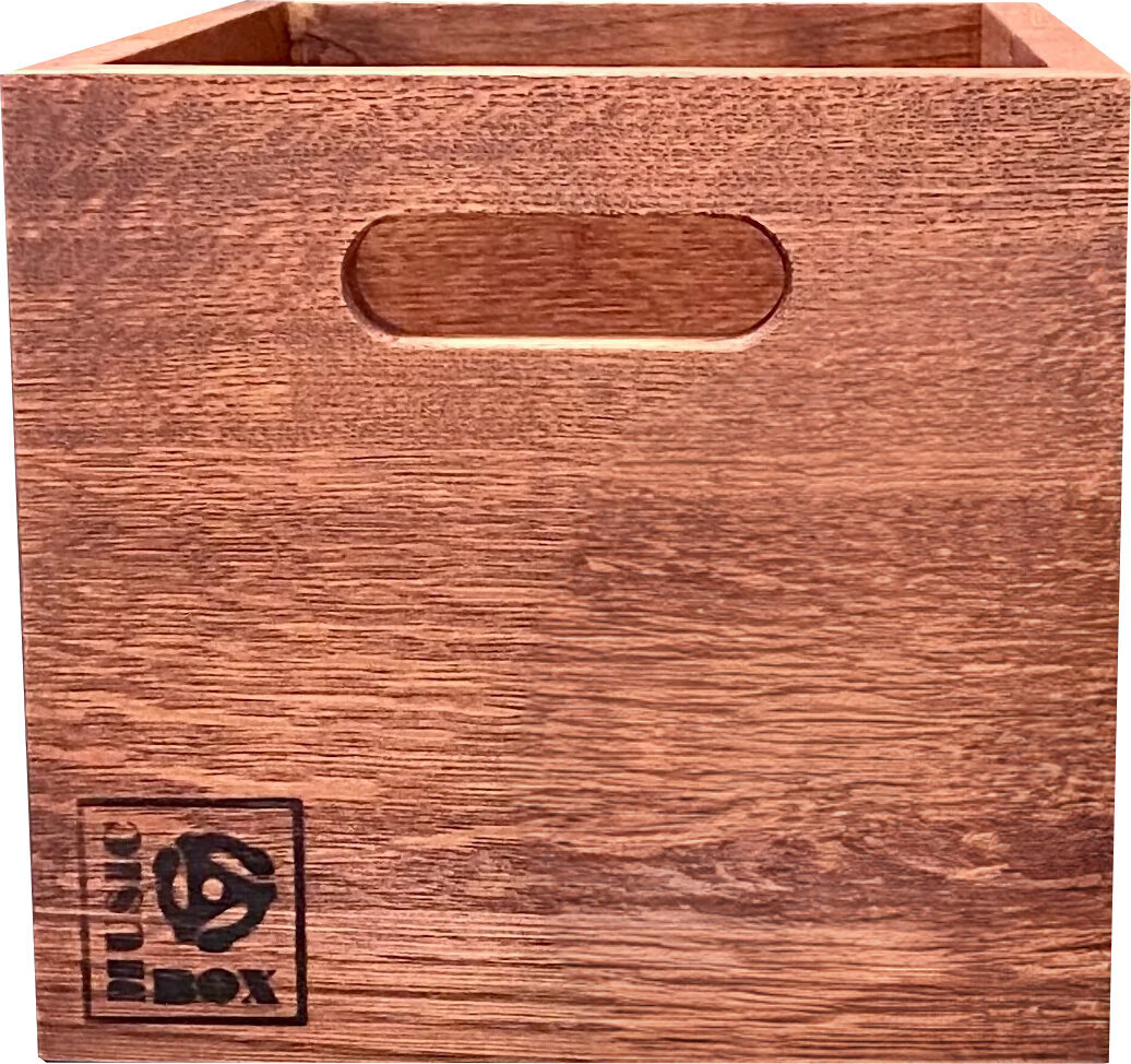 Boîte pour disques LP Music Box Designs 7 inch Vinyl Storage Box- ‘Singles Going Steady' Whole Lotta Rosewood La boîte Boîte pour disques LP