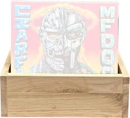 Doboz LP lemezekhez Music Box Designs A Vulgar Display of Vinyl 12" Vinyl Storage Doboz LP lemezekhez Natural