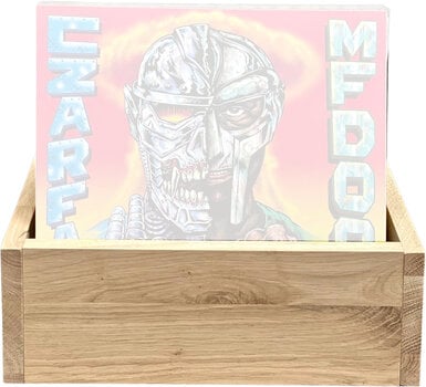 Box na LP desky Music Box Designs A Vulgar Display of Vinyl - 12 Inch Vinyl Storage Box Natural - 1
