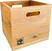 Škatla za vinilne plošče Music Box Designs Big Ten Inch Record Box- Oiled Oak 10 Inch Vinyl Record Storage