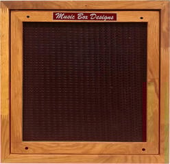 Doboz LP lemezekhez Music Box Designs The Amp Box- LP Storage Doboz LP lemezekhez Oak