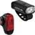 Cyklistické světlo Lezyne Mini Drive 400XL/KTV Drive Pro+ Pair Black/Black Front 400 lm / Rear 75 lm Zadní Cyklistické světlo