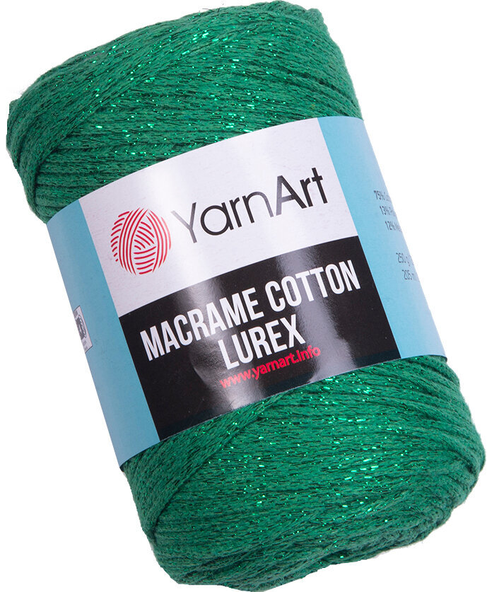 Cable Yarn Art Macrame Cotton Lurex 2 mm 728 Cable