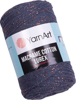 Cordão Yarn Art Macrame Cotton Lurex 2 mm 731 - 1
