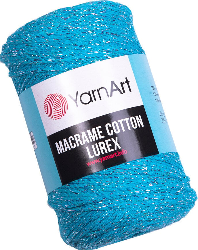 Cord Yarn Art Macrame Cotton Lurex Cord 2 mm 733