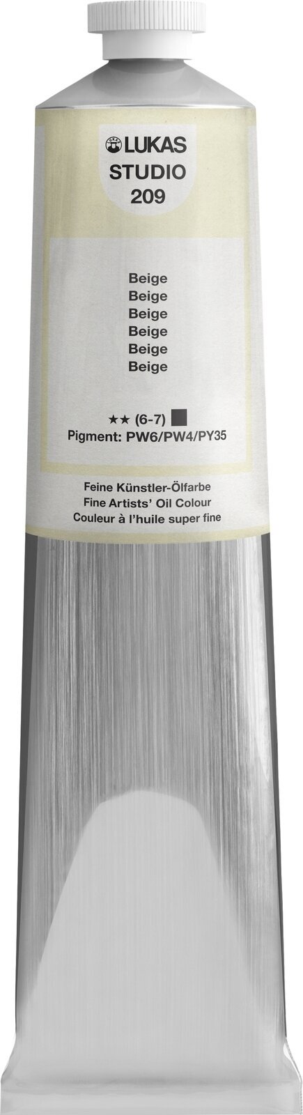 Ölfarbe Lukas Studio Oil Paint Aluminium Tube Ölgemälde Beige 200 ml 1 Stck