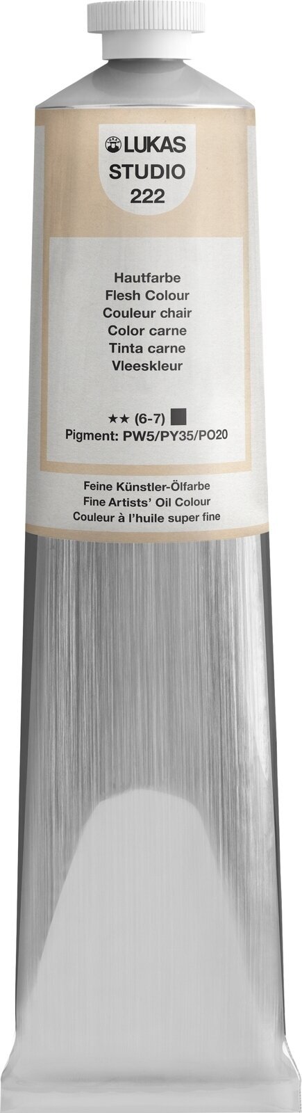 Oil colour Lukas Studio Oil Paint Aluminium Tube Oil Paint Peach Pink 200 ml 1 pc