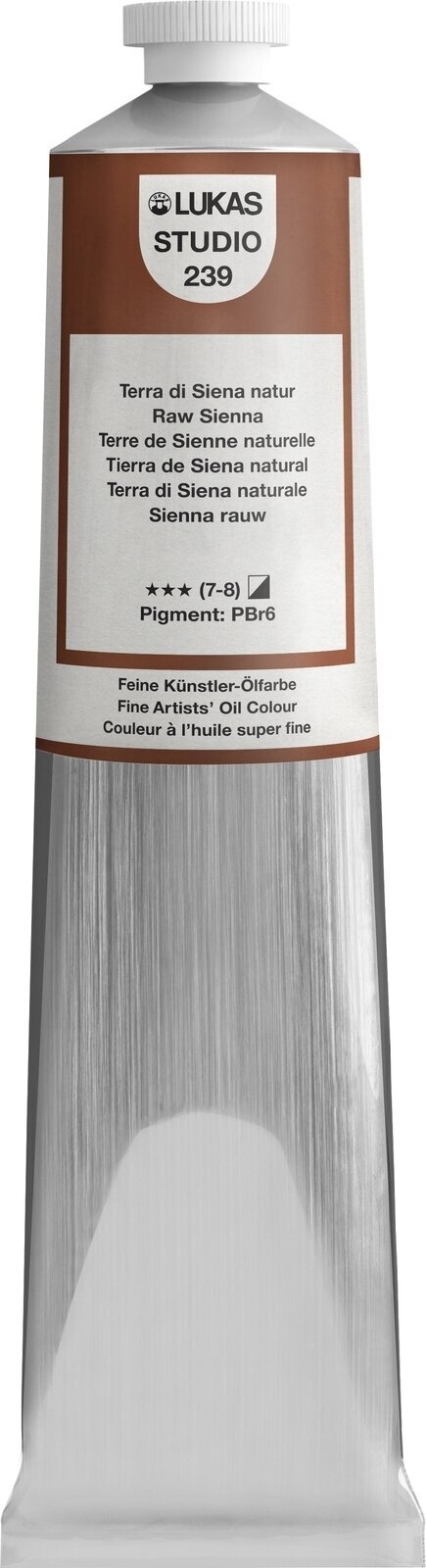 Ölfarbe Lukas Studio Oil Paint Aluminium Tube Ölgemälde Raw Sienna 200 ml 1 Stck