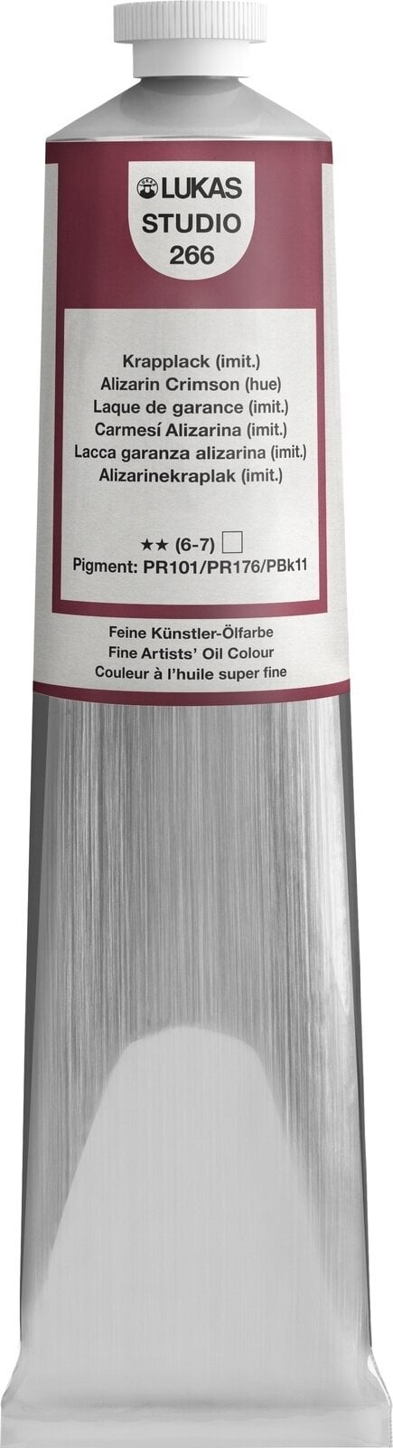 Χρώμα λαδιού Lukas Studio Oil Paint Aluminium Tube Λαδομπογιά Alizarin Crimson Hue 200 ml 1 τεμ.