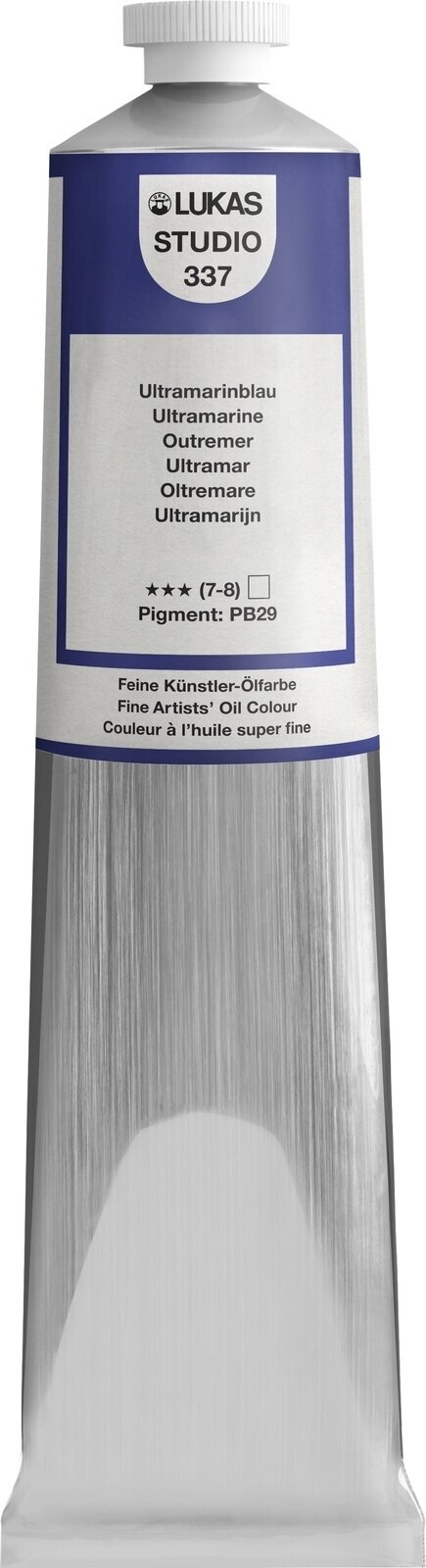 Oil colour Lukas Studio Oil Paint Aluminium Tube Oil Paint Ultramarine 200 ml 1 pc