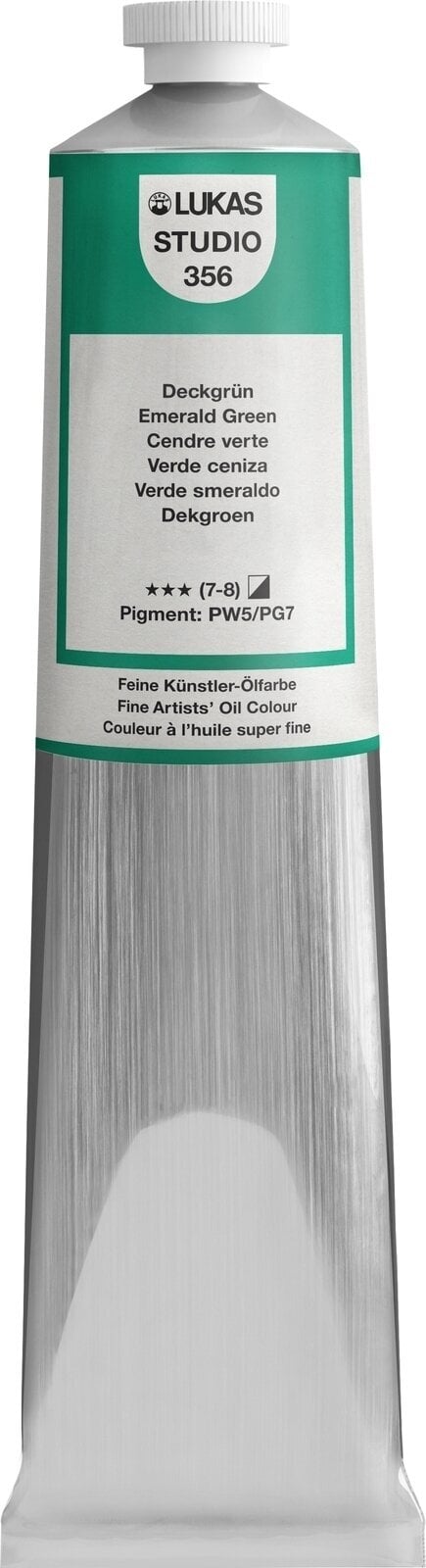 Ölfarbe Lukas Studio Oil Paint Aluminium Tube Ölgemälde Emerald Green 200 ml 1 Stck