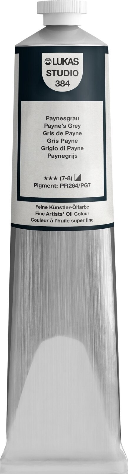 Oliefarve Lukas Studio Oil Paint Aluminium Tube Oliemaling Payne's Grey 200 ml 1 stk.
