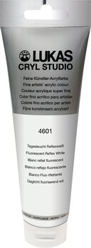 Farba akrylowa Lukas Cryl Studio Farba akrylowa 125 ml Flourescent Reflex White - 1