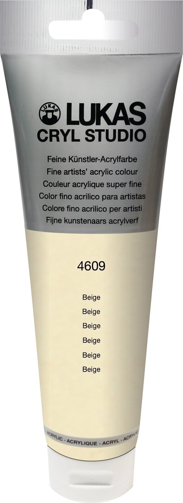 Akrilna barva Lukas Cryl Studio Plastic Tube Akrilna barva Bež 125 ml 1 kos