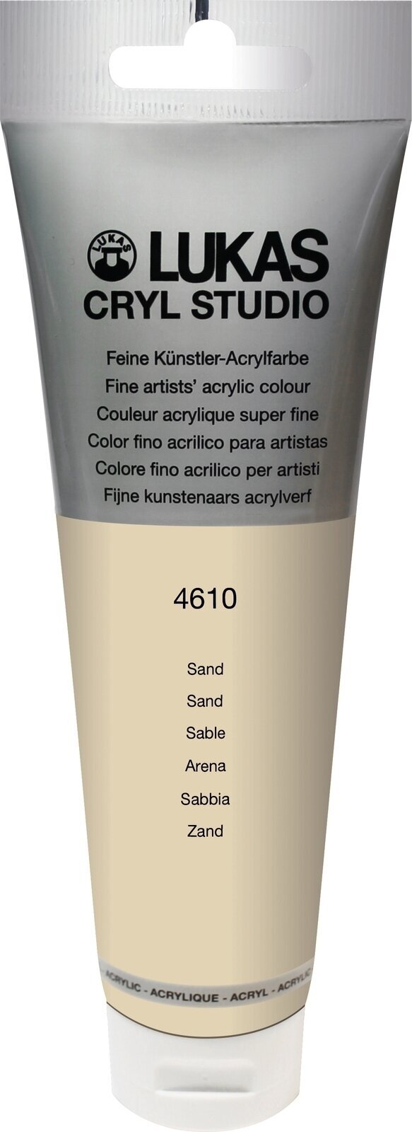 Akrylová barva Lukas Cryl Studio Acrylic Paint Plastic Tube Akrylová barva Sand 125 ml 1 ks