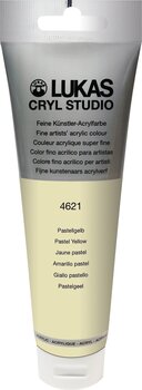 Farba akrylowa Lukas Cryl Studio Acrylic Paint Plastic Tube Farba akrylowa Pastel Yellow 125 ml 1 szt - 1