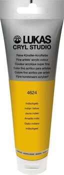 Akrylová farba Lukas Cryl Studio Acrylic Paint Plastic Tube Akrylová farba Indian Yellow 125 ml 1 ks - 1