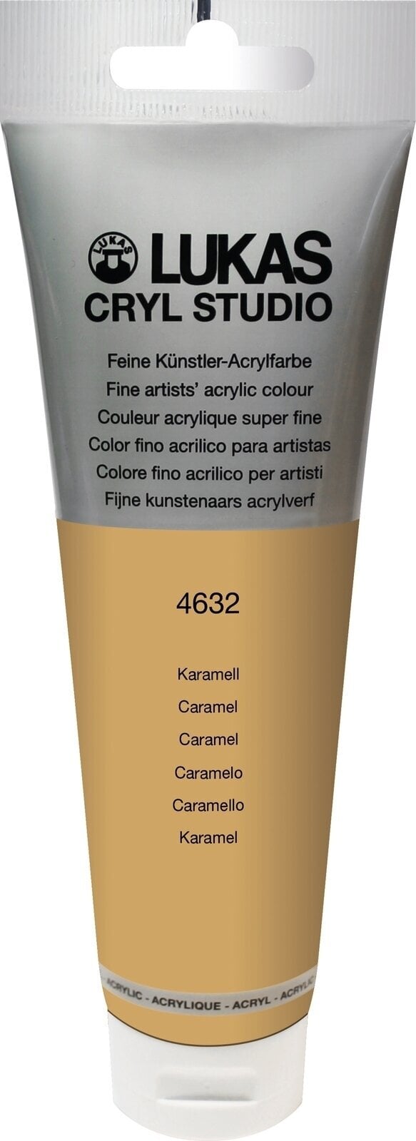 Acrylfarbe Lukas Cryl Studio Acrylic Paint Plastic Tube Acrylfarbe Karamel 125 ml 1 Stck