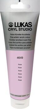 Acrylfarbe Lukas Cryl Studio Acrylic Paint Plastic Tube Acrylfarbe Rose 125 ml 1 Stck - 1
