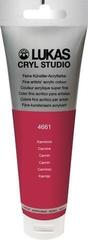 Acrylfarbe Lukas Cryl Studio Plastic Tube Acrylfarbe Carmine 125 ml 1 stk