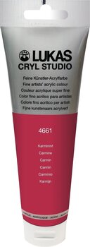 Akrylová farba Lukas Cryl Studio Acrylic Paint Plastic Tube Akrylová farba Carmine 125 ml 1 ks - 1