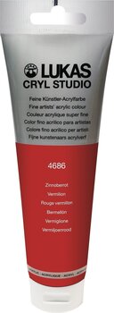 Tinta acrílica Lukas Cryl Studio Acrylic Paint Plastic Tube Tinta acrílica Vermilion 125 ml 1 un. - 1