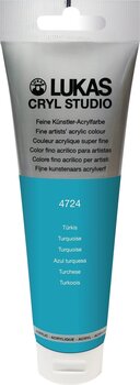 Tinta acrílica Lukas Cryl Studio Acrylic Paint Plastic Tube Tinta acrílica Turquoise 125 ml 1 un. - 1