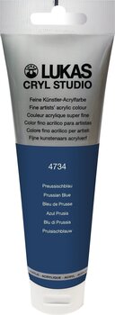 Colore acrilico Lukas Cryl Studio Acrylic Paint Plastic Tube Colori acrilici Prussian Blue 125 ml 1 pz - 1