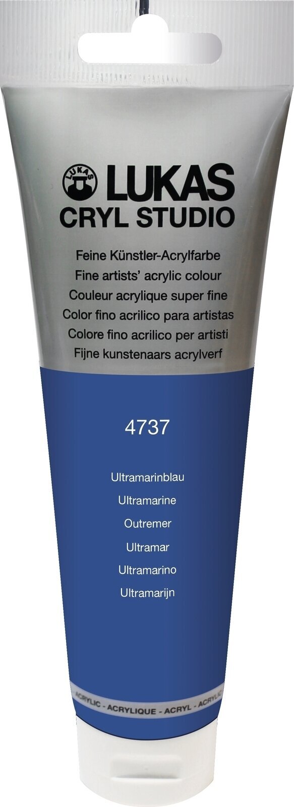 Akrylová farba Lukas Cryl Studio Acrylic Paint Plastic Tube Akrylová farba Ultramarine 125 ml 1 ks