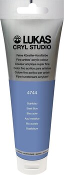 Tinta acrílica Lukas Cryl Studio Acrylic Paint Plastic Tube Tinta acrílica Steel Blue 125 ml 1 un. - 1