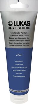 Acrylfarbe Lukas Cryl Studio Acrylic Paint Plastic Tube Acrylfarbe Phthalo Blue 125 ml 1 Stck - 1