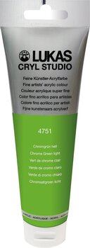 Tinta acrílica Lukas Cryl Studio Acrylic Paint Plastic Tube Tinta acrílica Chrome Green Light 125 ml 1 un. - 1