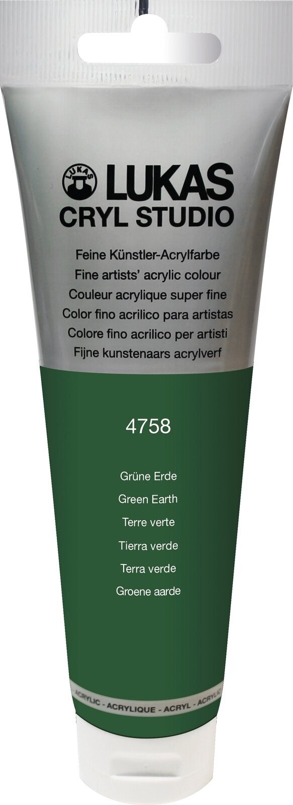 Akrylová farba Lukas Cryl Studio Acrylic Paint Plastic Tube Akrylová farba Green Earth 125 ml 1 ks