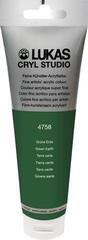 Tinta acrílica Lukas Cryl Studio Plastic Tube Tinta acrílica Green Earth 125 ml 1 un.