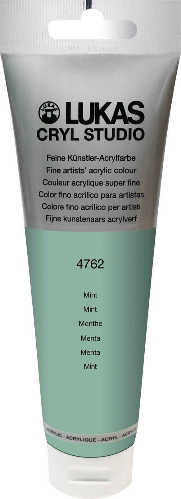 Tinta acrílica Lukas Cryl Studio Acrylic Paint Plastic Tube Tinta acrílica Mint 125 ml 1 un.