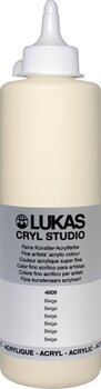 Akrylfärg Lukas Cryl Studio Plastic Bottle Akrylfärg Beige 500 ml 1 st - 1