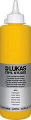Tinta acrílica Lukas Cryl Studio Plastic Bottle Tinta acrílica Indian Yellow 500 ml 1 un.