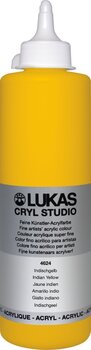 Peinture acrylique Lukas Cryl Studio Acrylic Paint Plastic Bottle Peinture acrylique Indian Yellow 500 ml 1 pc - 1