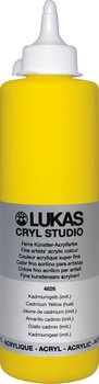 Peinture acrylique Lukas Cryl Studio Acrylic Paint Plastic Bottle Peinture acrylique Cadmium Yellow Hue 500 ml 1 pc - 1