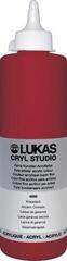 Tinta acrílica Lukas Cryl Studio Plastic Bottle Tinta acrílica Alizarin Crimson 500 ml 1 un.