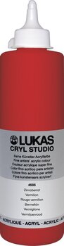 Peinture acrylique Lukas Cryl Studio Acrylic Paint Plastic Bottle Peinture acrylique Vermilion 500 ml 1 pc - 1
