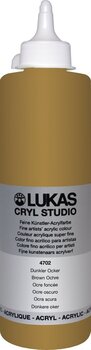 Peinture acrylique Lukas Cryl Studio Acrylic Paint Plastic Bottle Peinture acrylique Brown Ochre 500 ml 1 pc - 1